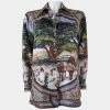 Hermes Multicolor Camicia In Seta Shirt Size Tg 38 For Women