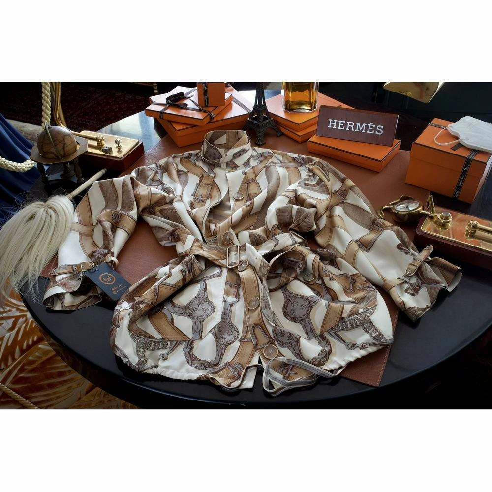 Hermes Multicolor Giacca In Seta Jacket Size Tg.36 FR For Women 16 Hermes Multicolor Giacca In Seta Jacket Size Tg.36 FR For Women - Image 14