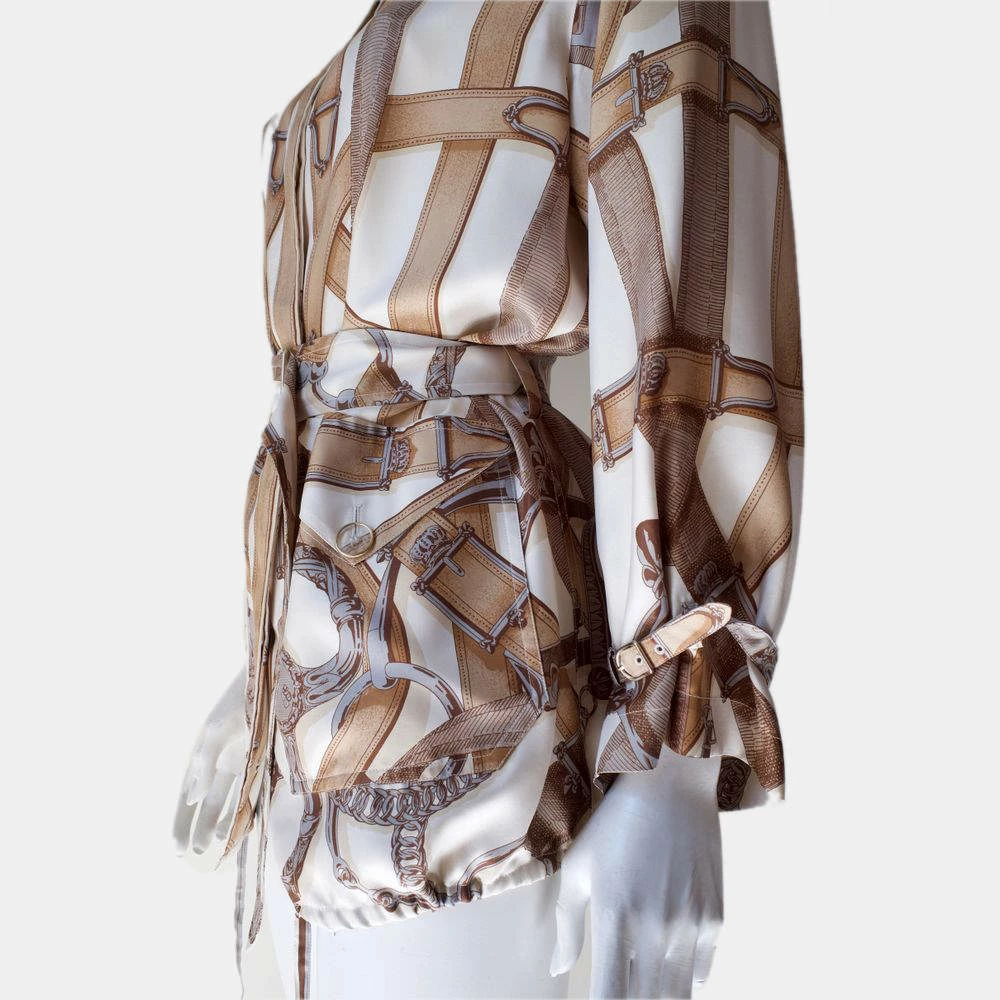 Hermes Multicolor Giacca In Seta Jacket Size Tg.36 FR For Women 5 Hermes Multicolor Giacca In Seta Jacket Size Tg.36 FR For Women - Image 3