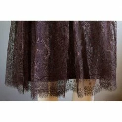 Hermes Brown Gonna Inpizzo Skirt Size Tg.40 FR For Women -Deals Hermes Store luxury women hermes used clothes p667740 001