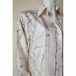 Hermes Multicolor Camicia In Seta Shirt Size Tg.38FR For Women -Deals Hermes Store luxury women hermes used clothes p667741 002