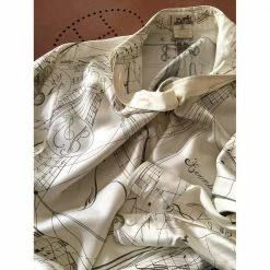 Hermes Multicolor Camicia In Seta Shirt Size Tg.38FR For Women -Deals Hermes Store luxury women hermes used clothes p667741 012