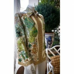 Hermes Multicolor Parka In Seta Size Tg.42 FR For Women -Deals Hermes Store luxury women hermes used clothes p667744 002