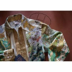 Hermes Multicolor Parka In Seta Size Tg.42 FR For Women -Deals Hermes Store luxury women hermes used clothes p667744 005