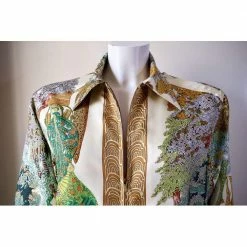 Hermes Multicolor Parka In Seta Size Tg.42 FR For Women -Deals Hermes Store luxury women hermes used clothes p667744 009