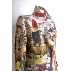 Hermes Multicolor Blazer In Seta Blazer Size Tg.42 FR For Women -Deals Hermes Store luxury women hermes used clothes p667746 001