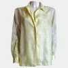 Hermes Yellow Camicia In Seta Shirt Size Tg.42 FR For Women