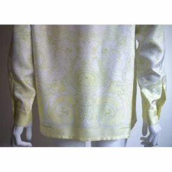 Hermes Yellow Camicia In Seta Shirt Size Tg.42 FR For Women -Deals Hermes Store luxury women hermes used clothes p667749 006