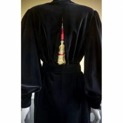 Hermes Black Abito Velluto Dress Size Tg.42 FR For Women -Deals Hermes Store luxury women hermes used clothes p667753 001