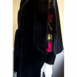 Hermes Black Abito Velluto Dress Size Tg.42 FR For Women -Deals Hermes Store luxury women hermes used clothes p667753 004