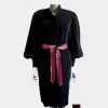 Hermes Black Abito Velluto Dress Size Tg.42 FR For Women