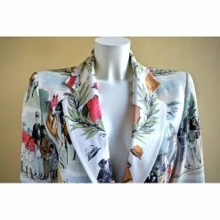 Hermes Multicolor Giacca Seta Blazer Size Tg.38 FR For Women -Deals Hermes Store luxury women hermes used clothes p667754 005