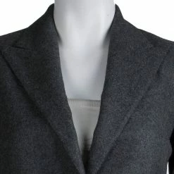 Hermes Grey Wool Overcoat S For Women -Deals Hermes Store luxury women hermes used clothes p79559 0004