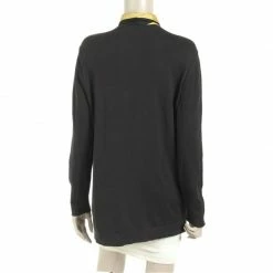 Hermes Black Baroque Print Silk Shirt M For Women -Deals Hermes Store luxury women hermes used clothes p88258 003