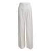 Hermes Cream Wool Palazzo Pants M For Women -Deals Hermes Store luxury women hermes used clothes p90932 001