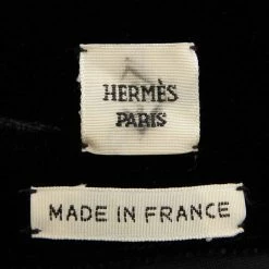 Hermes Black Print Velour Halter Top L For Women -Deals Hermes Store luxury women hermes used clothes p95653 0004