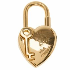 Hermes 2004 La Fantaisie Cadena Charm Padlock For Women