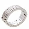 Hermes Kilim H Motif 18k White Gold Band Ring Size 51 For Women -Deals Hermes Store luxury women hermes used fine jewelry p144590 0001