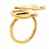 Hermes Chaîne D'Ancre Diamond 18k Yellow Gold Open Ring Size 54 For Women -Deals Hermes Store luxury women hermes used fine jewelry p197399 004