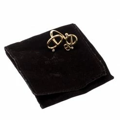 Hermes Chaîne D'Ancre Diamond 18k Yellow Gold Open Ring Size 54 For Women -Deals Hermes Store luxury women hermes used fine jewelry p197399 007