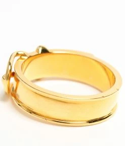 Hermes Buckle Belt Motif Gold Tone Metal Ring Size 54 For Women 10 Hermes Buckle Belt Motif Gold Tone Metal Ring Size 54 For Women -Deals Hermes Store luxury women hermes used fine jewelry p215972 006