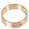 Hermes 18K Pink Gold Diamond Chaine D'Ancre Ring Size 54 For Women 2 Hermes 18K Pink Gold Diamond Chaine D'Ancre Ring Size 54 For Women -Deals Hermes Store luxury women hermes used fine jewelry p248459 002