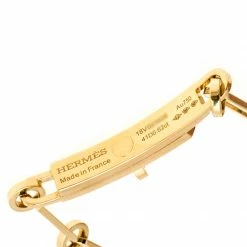 Hermes Kelly Chaine Diamond 18K Yellow Gold Chain Link Choker Necklace For Women -Deals Hermes Store luxury women hermes used fine jewelry p253424 001