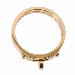 Hermes Kelly 18K Rose Gold Narrow Ring Size 53 For Women -Deals Hermes Store luxury women hermes used fine jewelry p331911 007