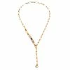 Hermes Kelly Chaine Diamond 18K Rose Gold Lariat Necklace For Women -Deals Hermes Store luxury women hermes used fine jewelry p331926 002