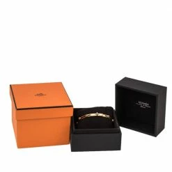 Hermes Kelly Chaine 18K Rose Gold Bracelet ST For Women -Deals Hermes Store luxury women hermes used fine jewelry p331956 001