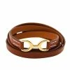 Hermes Tan Leather Pavane Multi Wrap Bracelet For Women -Deals Hermes Store luxury women hermes used fine jewelry p398886 002