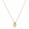 Hermes Farandole 18K Rose Gold Pendant Necklace For Women -Deals Hermes Store luxury women hermes used fine jewelry p505107 002
