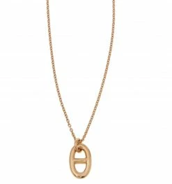 Hermes Farandole 18K Rose Gold Pendant Necklace For Women -Deals Hermes Store luxury women hermes used fine jewelry p505107 004