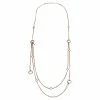 Hermes Echappee 18K Rose Gold Long Station Necklace For Women -Deals Hermes Store luxury women hermes used fine jewelry p533474 005