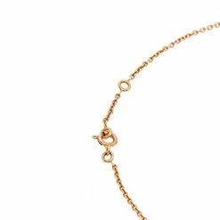 Hermes Birkin Amulette Diamond 18k Rose Gold Pendant Necklace For Women -Deals Hermes Store luxury women hermes used fine jewelry p586269 001