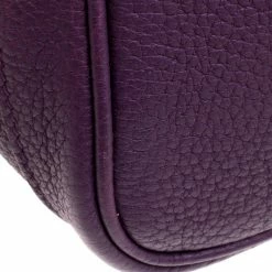 Hermes Purple Cassis Togo Leather Garden Party MM Tote For Women -Deals Hermes Store luxury women hermes used handbags p101647 011