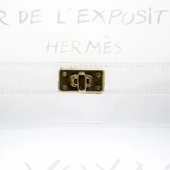 Hermes Clear Vinyl Vintage Kelly Bag For Women -Deals Hermes Store luxury women hermes used handbags p103307 005