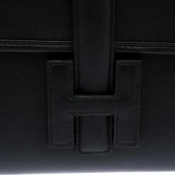 Hermes Black Swift Leather Elan 29 Jige Clutch For Women 18 Hermes Black Swift Leather Elan 29 Jige Clutch For Women -Deals Hermes Store luxury women hermes used handbags p103320 0005