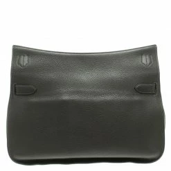 Hermes Vert Gris Taurillon Clemence Leather Jypsiere 37 Bag For Women -Deals Hermes Store luxury women hermes used handbags p105076 004