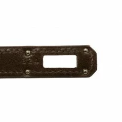 Hermes Olive Barenia Box Calf Leather Long Kelly Wallet For Women -Deals Hermes Store luxury women hermes used handbags p110424 0008