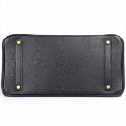 Hermes Noir Ardennes Leather Gold Hardware Birkin 35 Bag For Women -Deals Hermes Store luxury women hermes used handbags p111096 005