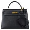 Hermes Noir Ardennes Leather Gold Hardware Kelly Sellier 35 Bag For Women 1 Hermes Noir Ardennes Leather Gold Hardware Kelly Sellier 35 Bag For Women -Deals Hermes Store luxury women hermes used handbags p111098 0001
