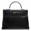 Hermes Noir Ardennes Leather Gold Hardware Kelly Retourne 35 Bag For Women 1 Hermes Noir Ardennes Leather Gold Hardware Kelly Retourne 35 Bag For Women -Deals Hermes Store luxury women hermes used handbags p113790 001