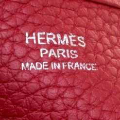 Hermes Rouge Garance Clemence Leather Evelyne III PM Bag For Women -Deals Hermes Store luxury women hermes used handbags p114807 0009