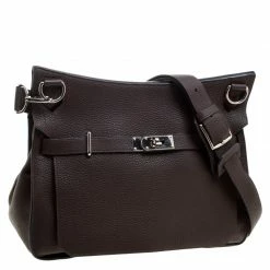 Hermes Cacao Taurillon Clemence Leather Jypsiere 37 Bag For Women -Deals Hermes Store luxury women hermes used handbags p118755 003