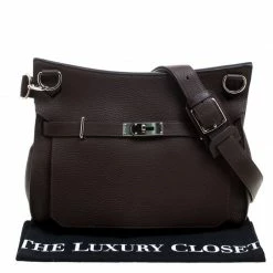 Hermes Cacao Taurillon Clemence Leather Jypsiere 37 Bag For Women -Deals Hermes Store luxury women hermes used handbags p118755 010