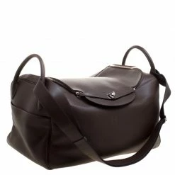 Hermes Cacao Togo Leather Palldium Hardware Lindy Voyage Bag For Women 18 Hermes Cacao Togo Leather Palldium Hardware Lindy Voyage Bag For Women -Deals Hermes Store luxury women hermes used handbags p119083 003