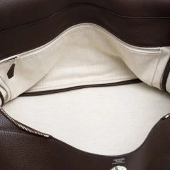 Hermes Cacao Togo Leather Palldium Hardware Lindy Voyage Bag For Women 22 Hermes Cacao Togo Leather Palldium Hardware Lindy Voyage Bag For Women -Deals Hermes Store luxury women hermes used handbags p119083 007