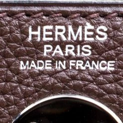 Hermes Cacao Togo Leather Palldium Hardware Lindy Voyage Bag For Women 24 Hermes Cacao Togo Leather Palldium Hardware Lindy Voyage Bag For Women -Deals Hermes Store luxury women hermes used handbags p119083 009