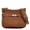 Hermes Gold Clemence Leather Palladium Hardware Jypsiere 28 Bag For Women